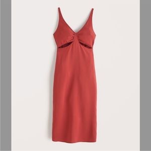Abercrombie cut out midi dress